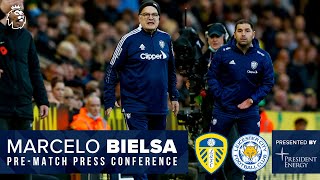 LIVE: Marcelo Bielsa press conference | Leeds United v Leicester City | Premier League