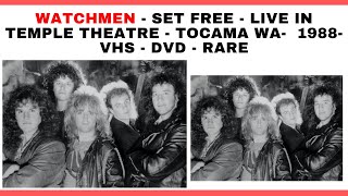 Watchmen - Set Free - Live In Temple Theatre - Tocama WA-  1988- VHS - DVD - RARE