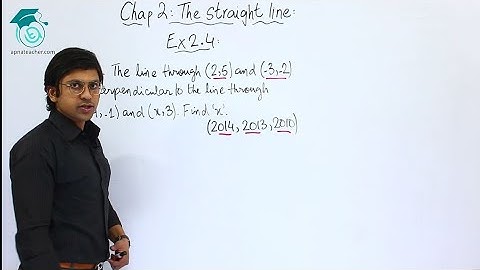 XII (12th) Maths | Exercise 2.4, Q. No 10, | The Straight line | Apna Teacher