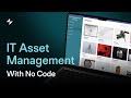 How to build an IT Asset Management Software with #NoCode | Glide Apps | Quick Tutorial #software