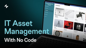 How to build an IT Asset Management Software with #NoCode | Glide Apps | Quick Tutorial #software