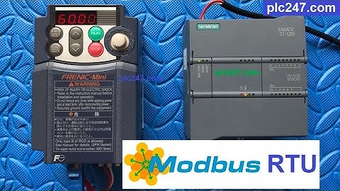 Siemens S7-1200 "Modbus RTU" FUJI FRENIC Tutorial