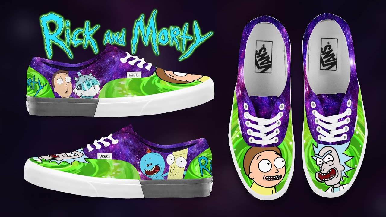 sneakers rick and morty