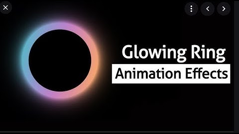 Glowing Gradient Loader Ring Animation Effects | CSS Animation Tutorial