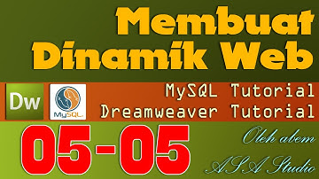 Dreamweaver Tutorial [Dinamik Website] [05] Database Multi Table [05] Menambahkan Data