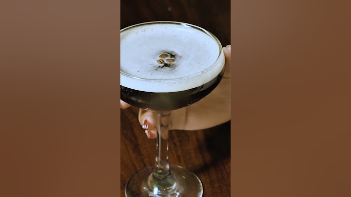 The Famous Pepe's Cantina Espresso Martini!