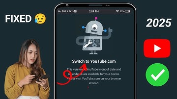 How to fix youtube switch to youtube.com problem 2025