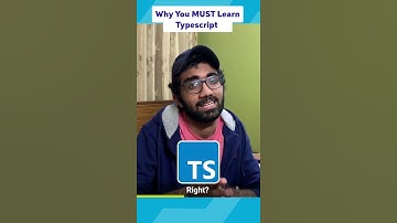 Why You MUST Learn TypeScript? #shorts