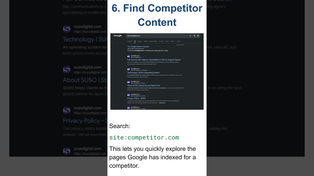 Cool SEO Hack Google Search Operators  #seocourse  #marketingcourse  #marketingservices