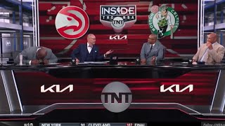 Shaq And Chuck Troll Derrick White’s Hairline By Calling Him “Stephen A. Smith”