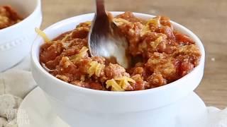 SLOW COOKER PUMPKIN TURKEY CHILI