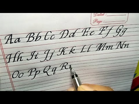 Video: Kaip parašyti kursyvinį laišką?