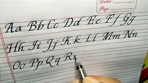 Mono cursive handwriting | Writing A - Z | Print writing | Lucida calligraphy practice #writing