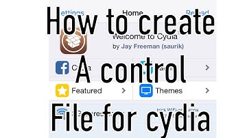 How to create a control file