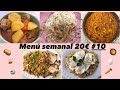 🍍Menú SEMANAL, FÁCIL, SALUDABLE y ECONÓMICO 20€ #10 💷🍗🍝🥘