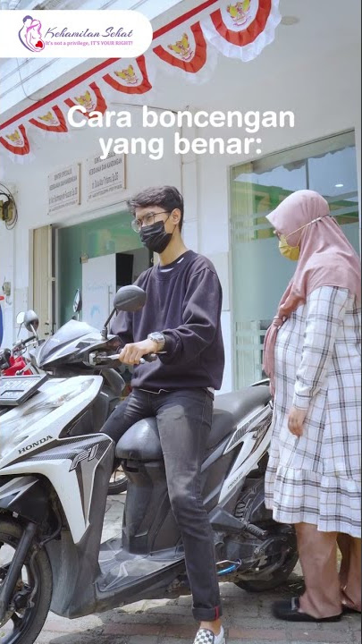 Posisi duduk Ibu hamil yang benar saat naik motor