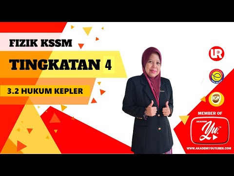 Fizik Tingkatan 4 KSSM | Bab 3 | 3.2 Hukum Kepler