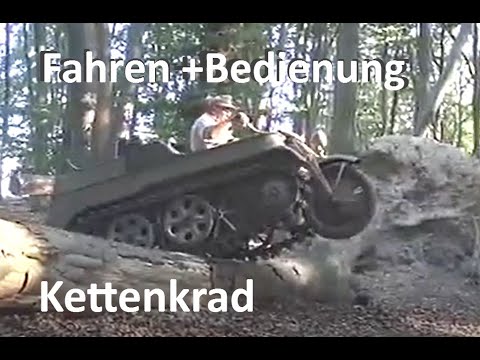 Kettenkrad NSU HK 101 Beschreibung, Fahren - (subtitel in English)