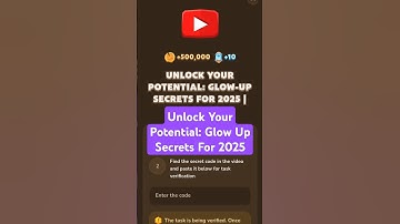 Unlock Your Potential: Glow Up Secrets For 2025 | MemeFi Video Code