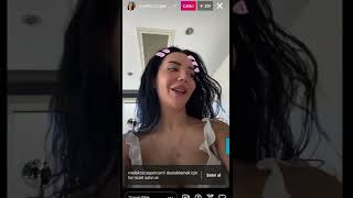 Melek Özçağan Canlı Yayın Meme Frikik, Türkiyenin En güzel milf Kadını #meleközçağan