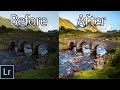 Landscape photography editing  lightroom 56 cc tutorial in depth explained  from the raw file