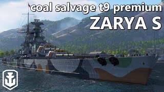 Zarya S For (a ton of) Coal In Surcouf Salvage Event (World of Warships)