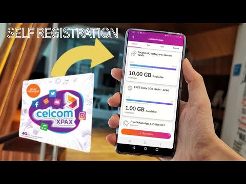 Cara register sendiri simkad Celcom Xpax | Celcom self-registration simcard