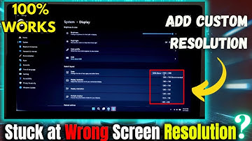 FIX Screen Resolution: 1920x1080 Resolution Not Showing in Windows 11/10