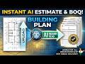 AI Building Plan Reader | Quantity Takeoff : Instant Construction Estimate & BOQ for All India State