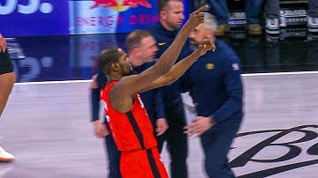 Kevin Durant Was TROLLING After the Nuggets Coach Got EJECTED 😂