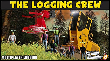 Starting To Get Dark - Logging Crew 58 - Farming Simulator 2019 - FDR Logging