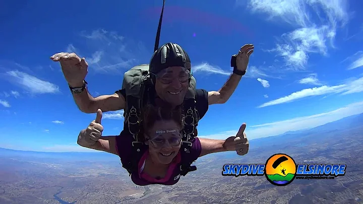 leslie Guthrie Tandem Skydive at Skydive Elsinore