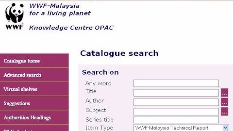 KOHA tutorial (advanced search)