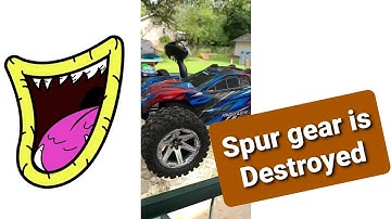 TRAXXAS RUSTLER VXL 4X4 SPUR GEAR REPLACEMENT