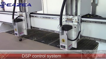 Separate double head CNC Router machine