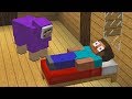 Minecraft except purple shep follows you everywhere