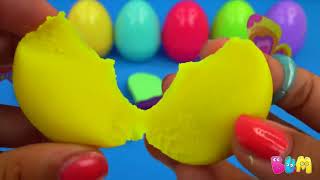 Come fare i Gelati di Pongo Play Doh con Uova Sorpresa Impara i Colori in mutfilim мутфилим детские