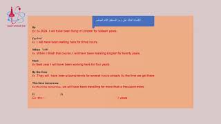 future perfect continuous tense part2 الحلقة 30 من سلسلة قواعد اللغة الانجليزية