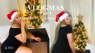 VLOGMAS 2022 DAY 5: Decorate My First Christmas Tree With Me