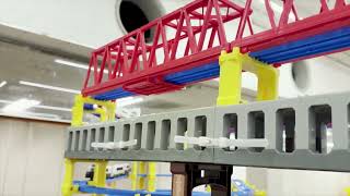 【プラレール運転会】見上げる高さ! 新幹線が走る最上階!!  #鈴鹿電池鉄道  ＃レールキューブ  #プラレール  ＃豊田メグリア本店