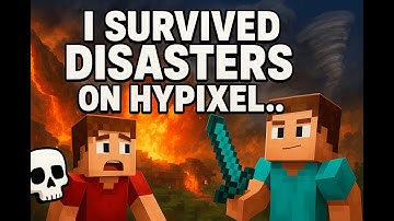I Survived DISASTERS on Hypixel… 💀 ft. @dimdion | #hypixel #hypixelbedwars