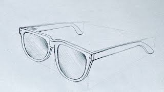 How to draw a sunglass | Drawing spectacle | Still life