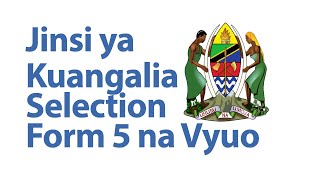 Jinsi ya Kuangalia Selection za Form 5 na Vyuo #tamisemi