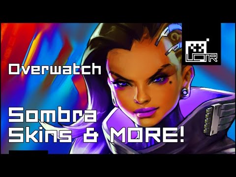 Overwatch: *ALL* Sombra Skins, Emotes, Highlight Intros, Sprays, Victory Poses And Voice Lines
