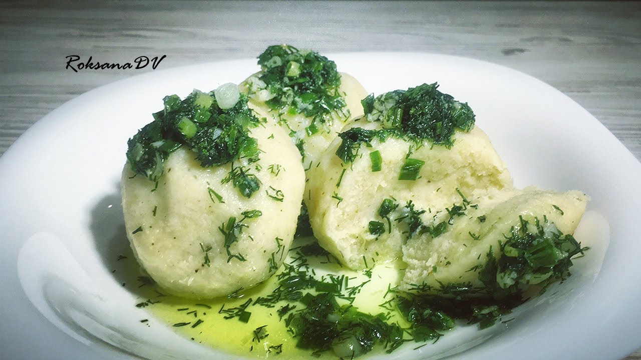 Жареные картофельные клёцки - рецепт простого овощного блюда