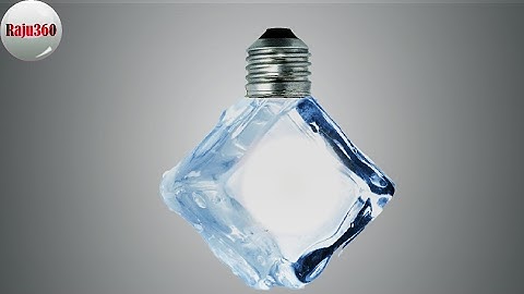 Frozen Ice Cubes  3D Effect Photoshop Tutorial