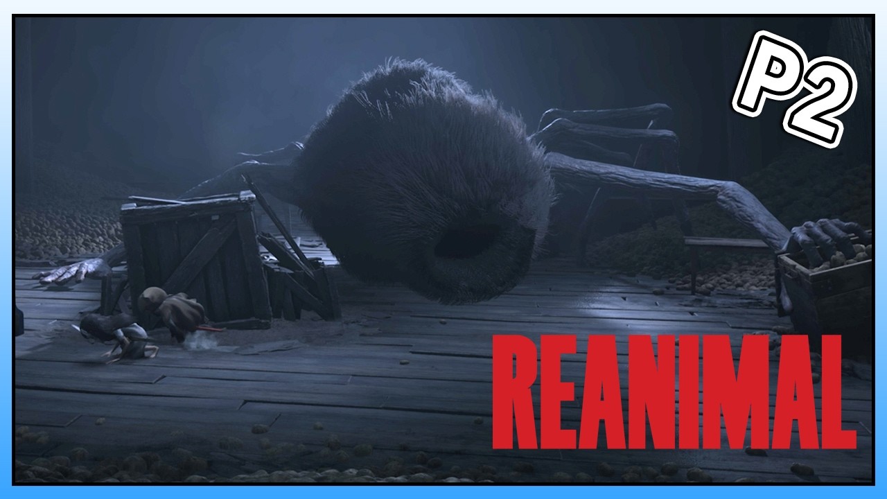 夺命食人大蜘蛛！！埋藏在黑暗中的羊！？双人合作 Reanimal《生灵重塑》完整版 Part 2 ft.  @Laowu老吳​