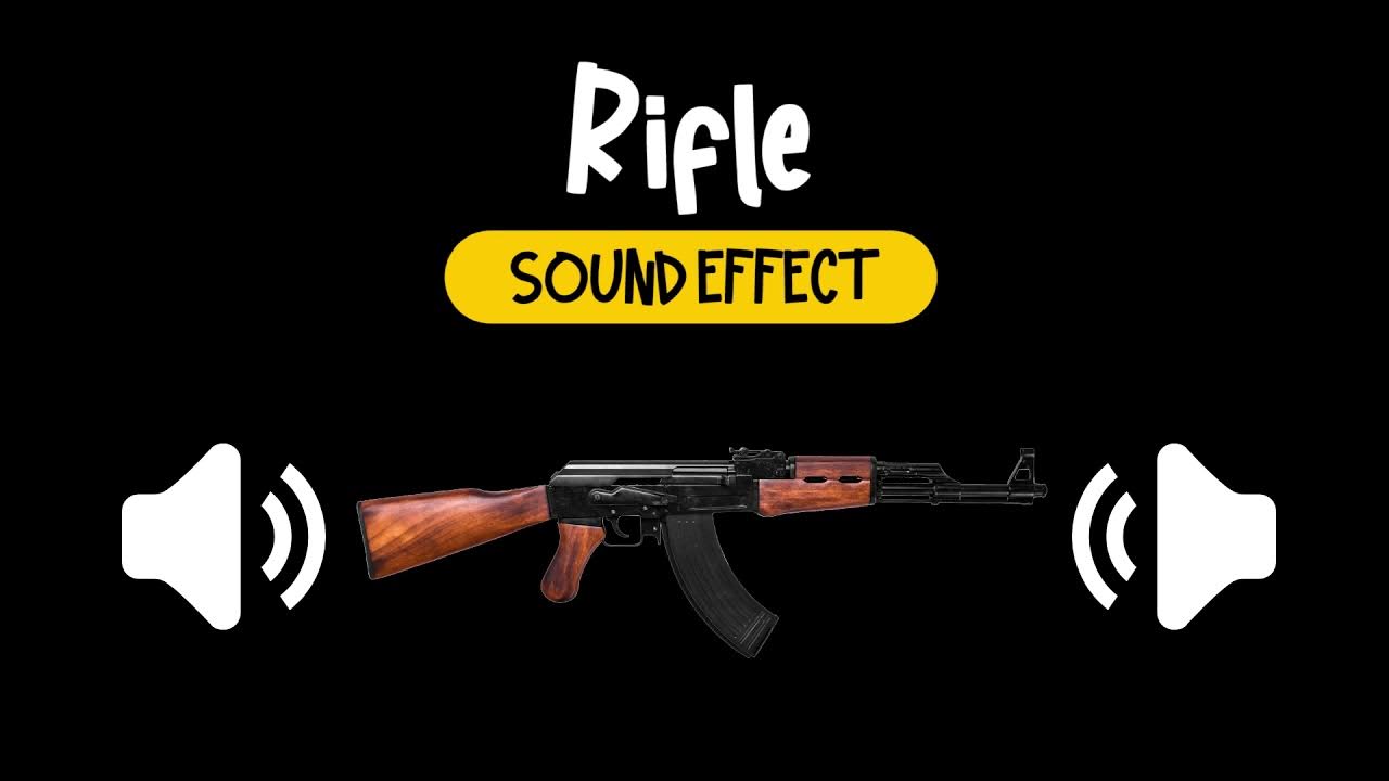 Rifle Sound Effect 步槍音效 (High Quality) YouTube
