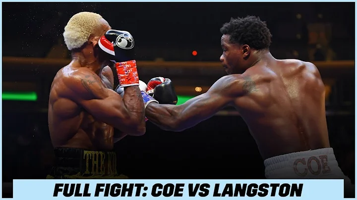 Khalil Coe vs William Langston (Taylor vs Serrano ...