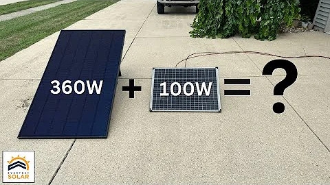 Maximale Leistung durch Kombination unterschiedlicher Solarpanels